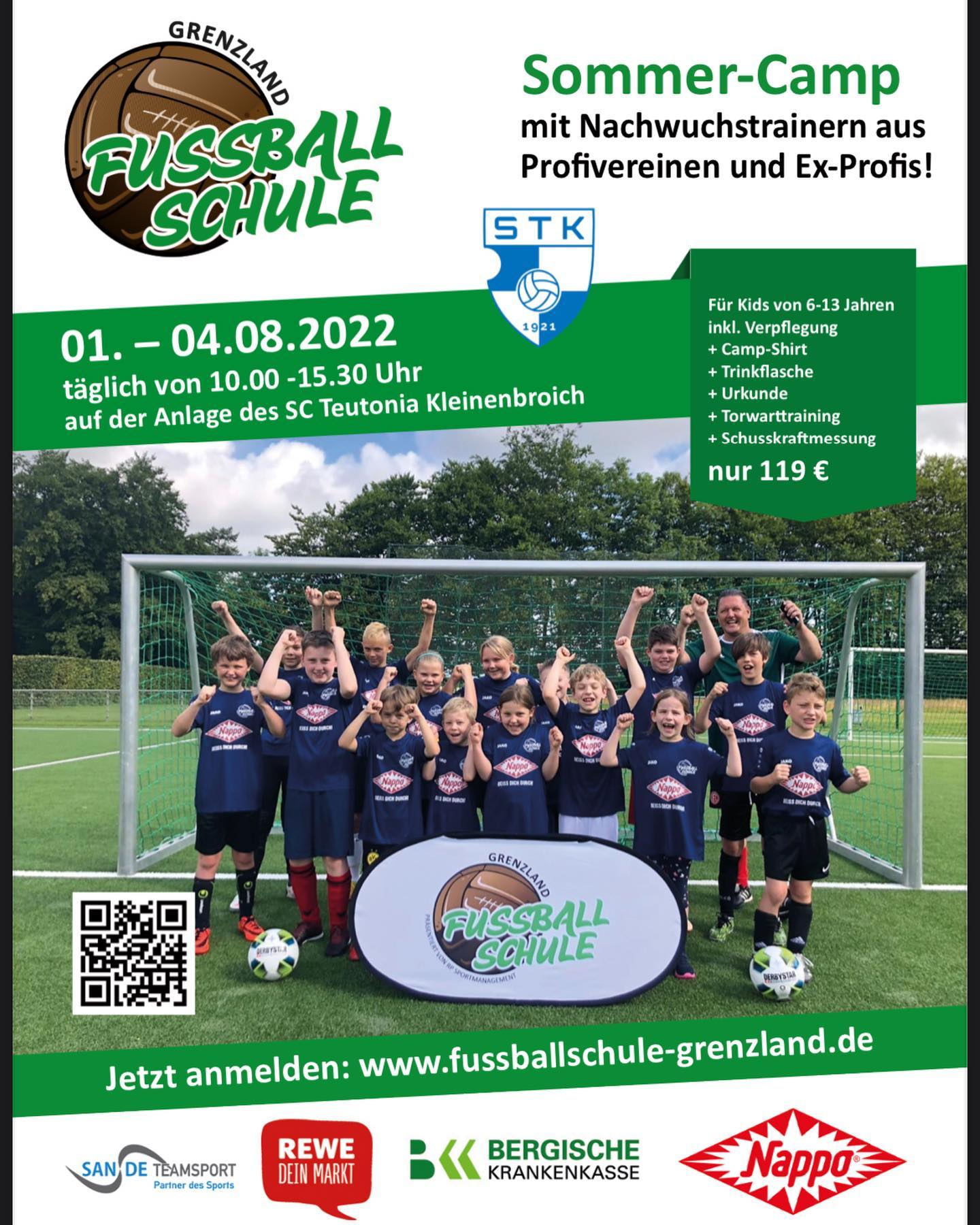 #jugend #sommercamp #training #kids #blauweiß #fussballschule #anmelden